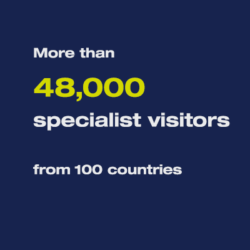 Mehr als 48.000 Fachbesucher aus über 100 Ländern